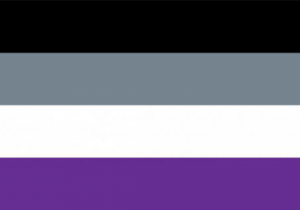flaga aseksualność